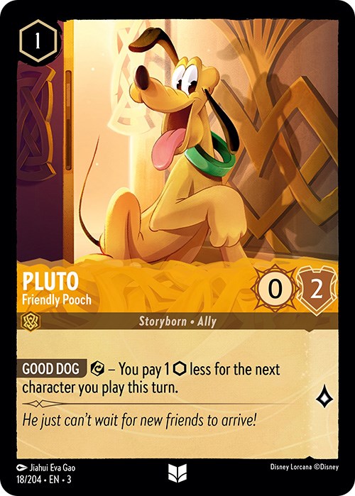 Pluto - Friendly Pooch (18/204) [Into the Inklands] | Shuffle n Cut Hobbies & Games