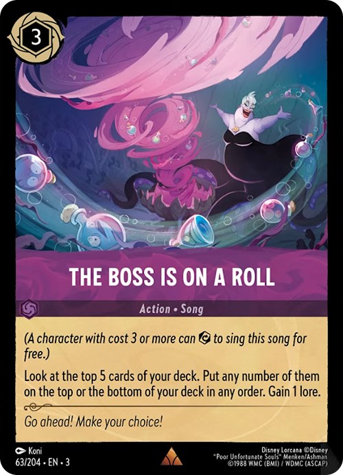 The Boss is on a Roll (63/204) [Into the Inklands] | Shuffle n Cut Hobbies & Games