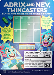 Adrix and Nev, Twincasters (Rainbow Foil) [Secret Lair Drop Series] | Shuffle n Cut Hobbies & Games