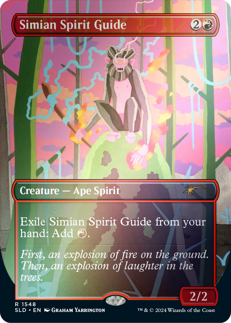 Simian Spirit Guide (Rainbow Foil) [Secret Lair Drop Series] | Shuffle n Cut Hobbies & Games