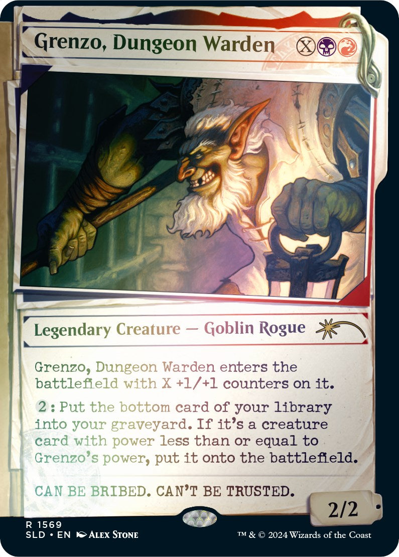 Grenzo, Dungeon Warden (Rainbow Foil) [Secret Lair Drop Series] | Shuffle n Cut Hobbies & Games