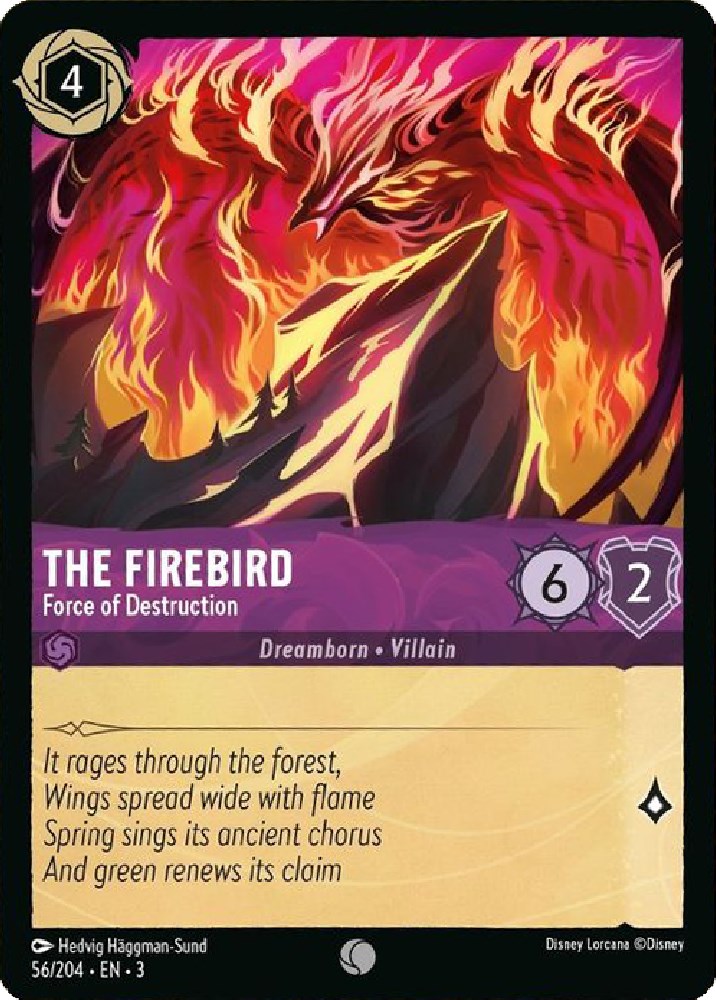 The Firebird - Force of Destruction (56/204) [Into the Inklands] | Shuffle n Cut Hobbies & Games