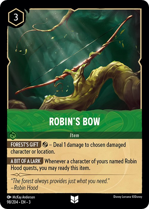 Robin's Bow (98/204) [Into the Inklands] | Shuffle n Cut Hobbies & Games
