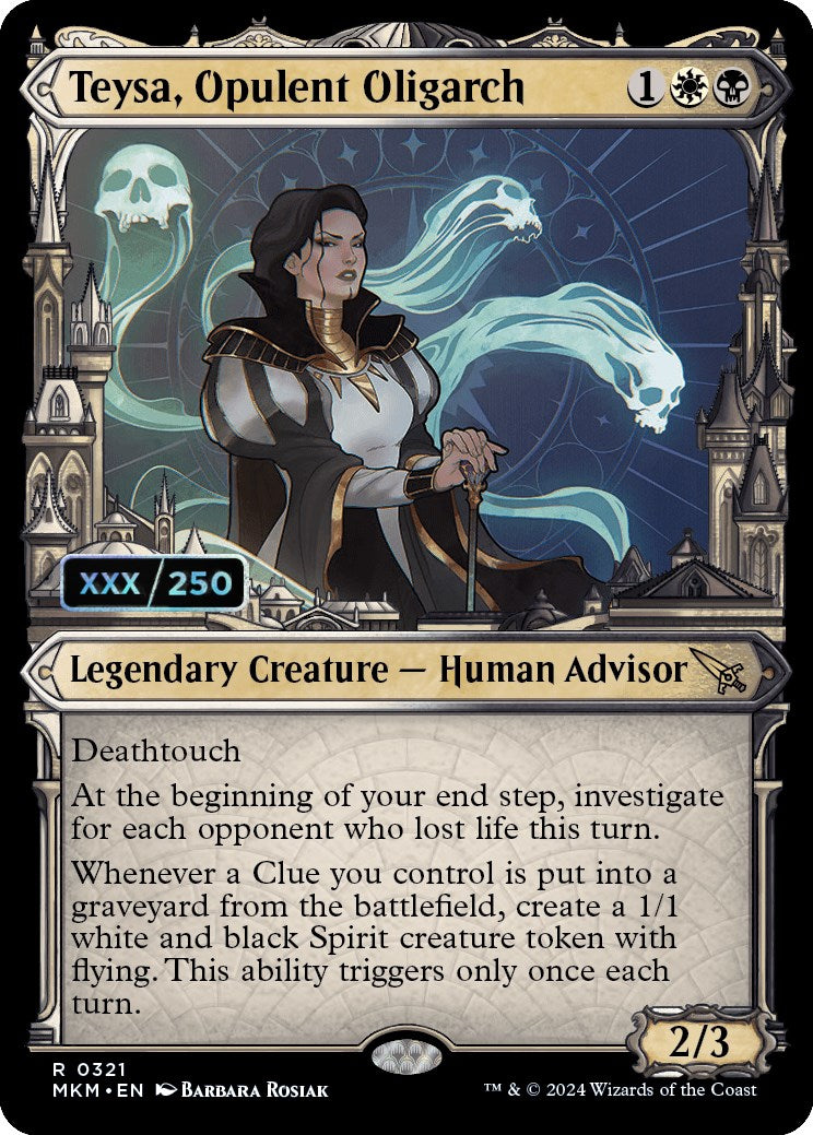 Teysa, Opulent Oligarch (Serialized) [Murders at Karlov Manor] (161/250) | Shuffle n Cut Hobbies & Games