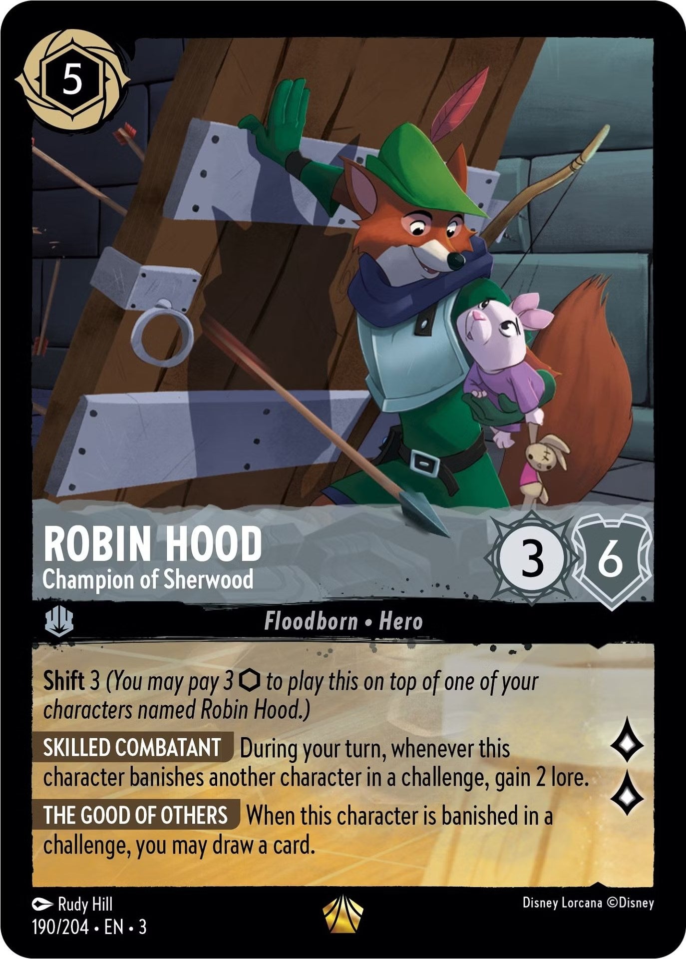 Robin Hood - Champion of Sherwood (190/204) [Into the Inklands] | Shuffle n Cut Hobbies & Games