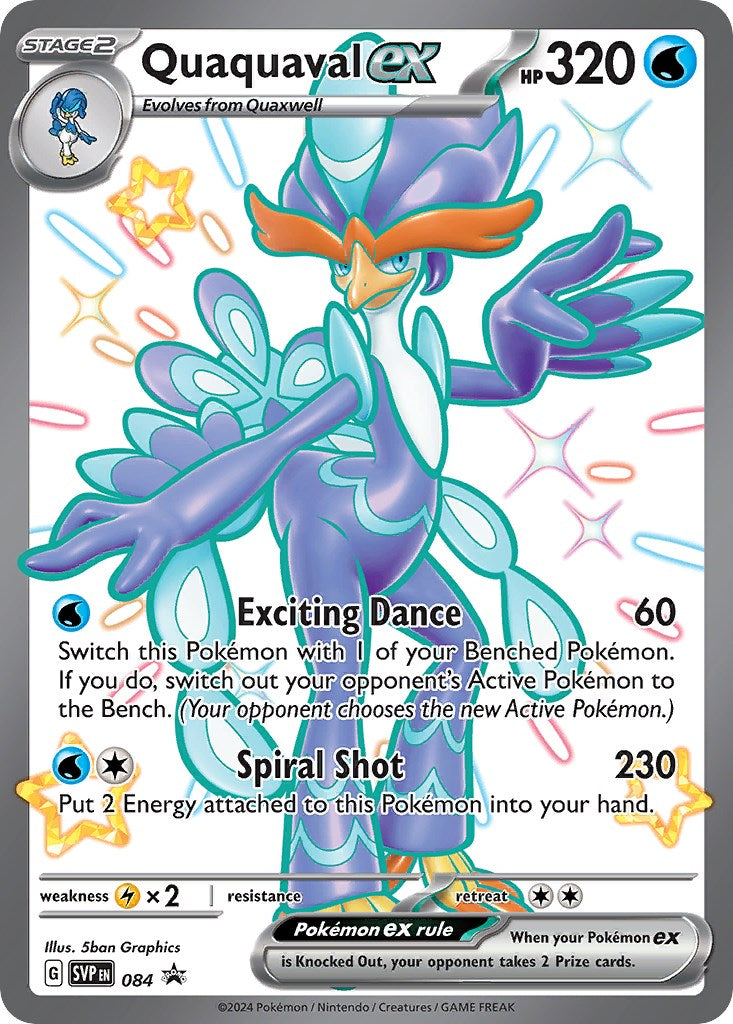 Quaquaval ex (084) [Scarlet & Violet: Black Star Promos] | Shuffle n Cut Hobbies & Games