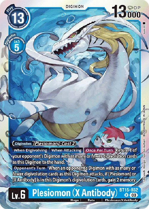Plesiomon (X Antibody) [	BT15-032] [Exceed Apocalypse] | Shuffle n Cut Hobbies & Games