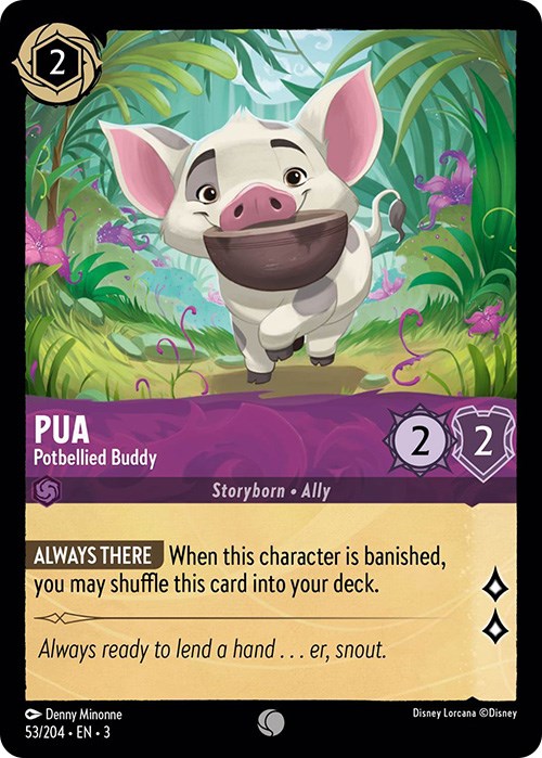 Pua - Potbellied Buddy (53/204) [Into the Inklands] | Shuffle n Cut Hobbies & Games