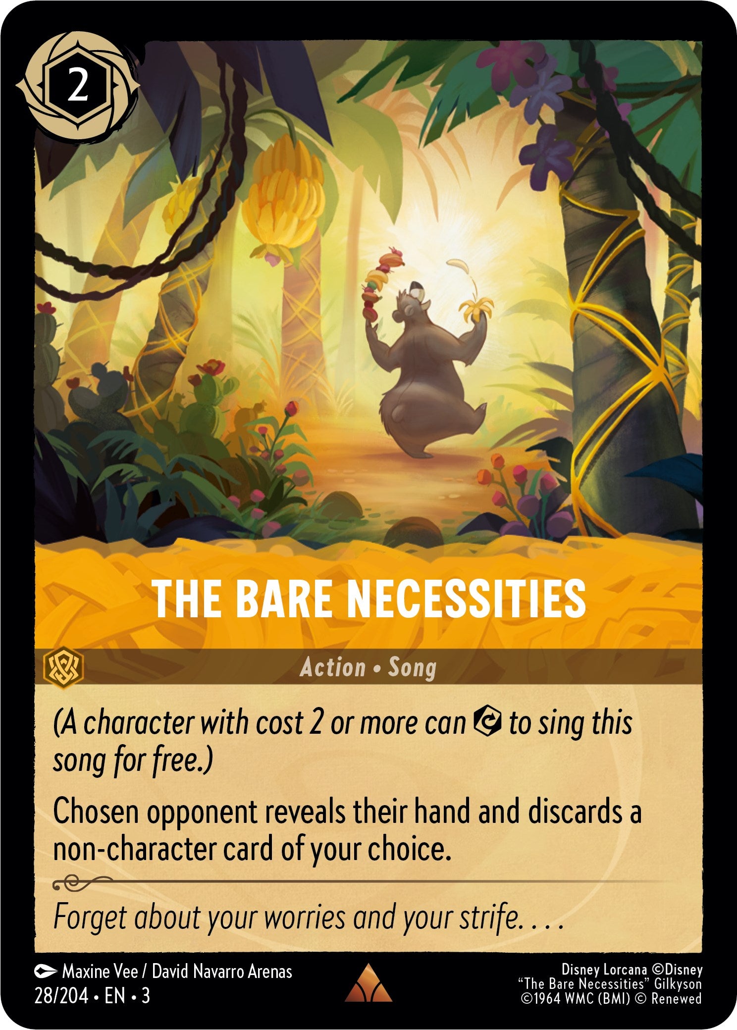 The Bare Necessities (28/204) [Into the Inklands] | Shuffle n Cut Hobbies & Games