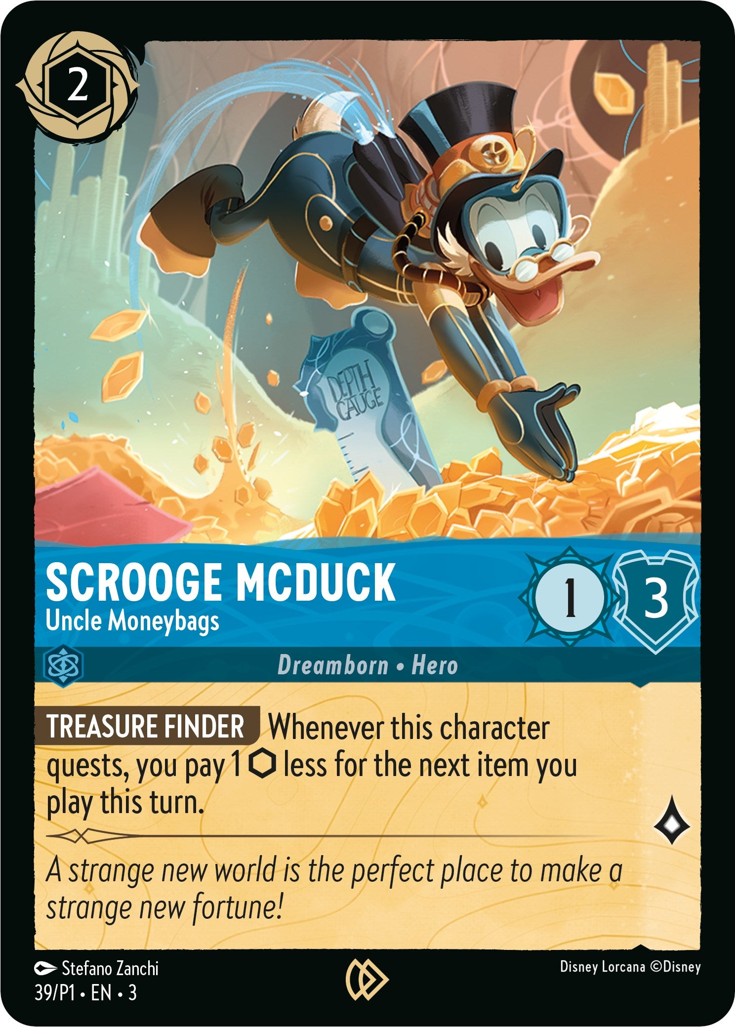 Scrooge McDuck - Uncle Moneybags (39) [Promo Cards] | Shuffle n Cut Hobbies & Games