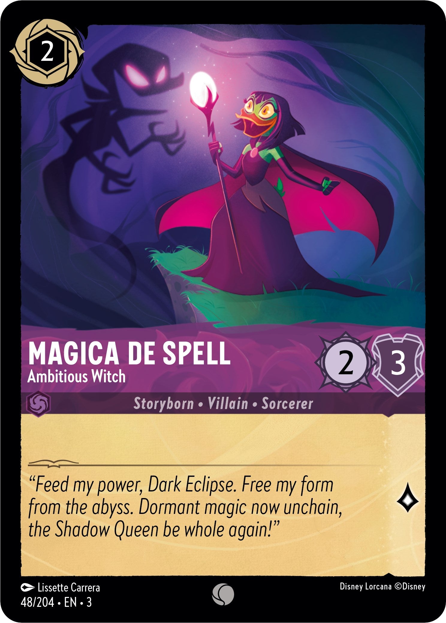 Magica De Spell - Ambitious Witch (48/204) [Into the Inklands] | Shuffle n Cut Hobbies & Games