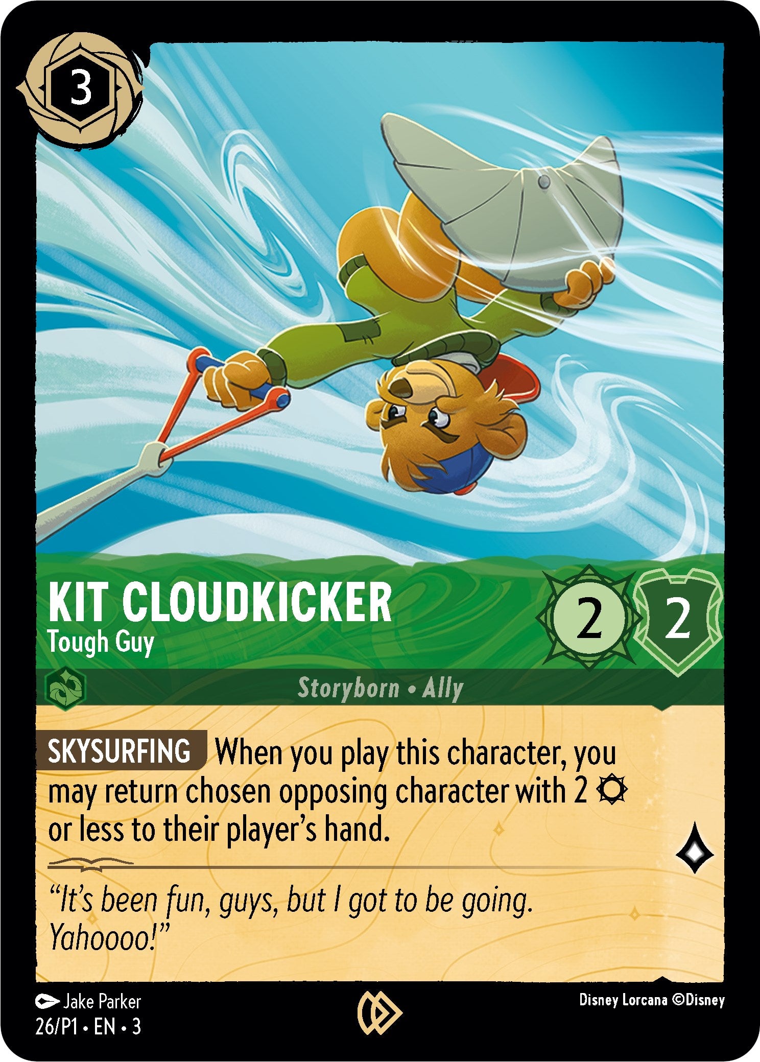 Kit Cloudkicker - Tough Guy (26) [Promo Cards] | Shuffle n Cut Hobbies & Games