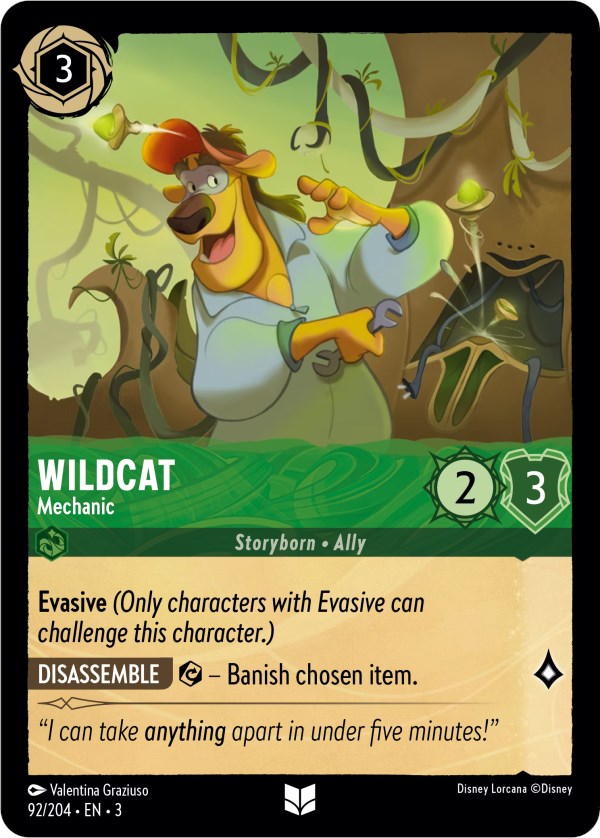 Wildcat - Mechanic (92/204) [Into the Inklands] | Shuffle n Cut Hobbies & Games