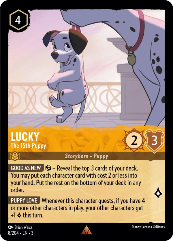 Lucky - The 15th Puppy (8/204) [Into the Inklands] | Shuffle n Cut Hobbies & Games