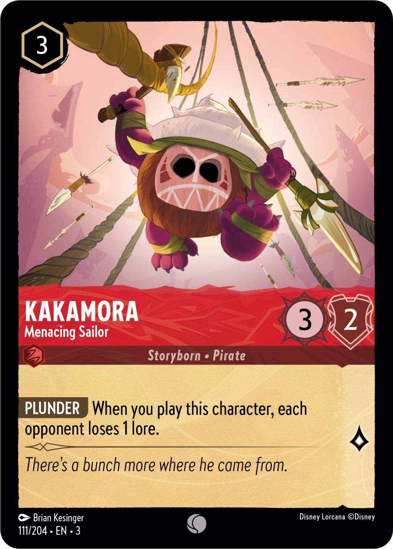 Kakamora - Menacing Sailor (111/204) [Into the Inklands] | Shuffle n Cut Hobbies & Games
