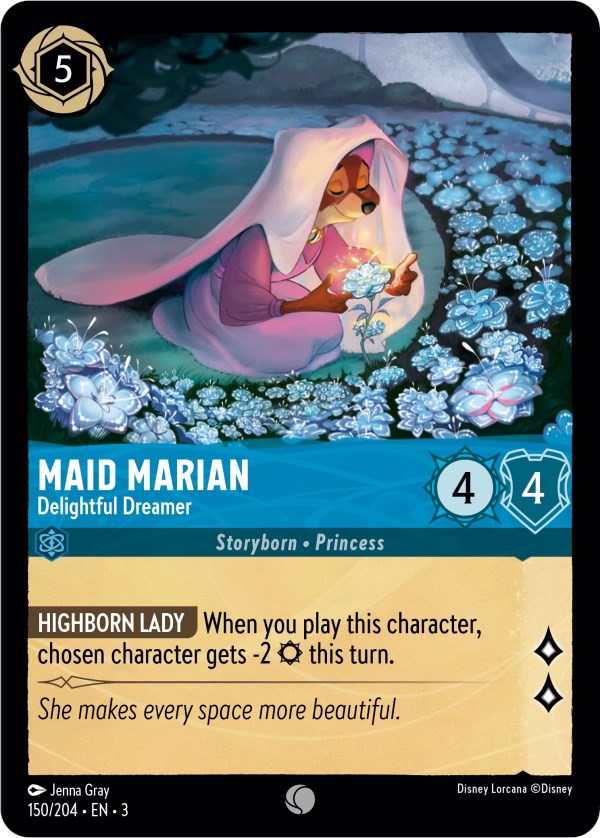 Maid Marian - Delightful Dreamer (150/204) [Into the Inklands] | Shuffle n Cut Hobbies & Games