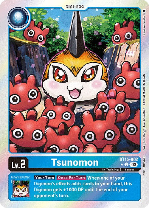 Tsunomon [BT15-002] (Exceed Apocalypse Box Promotion Pack) [Exceed Apocalypse Promos] | Shuffle n Cut Hobbies & Games