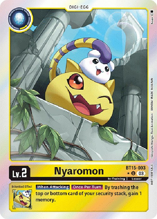 Nyaromon [BT15-003] (Exceed Apocalypse Box Promotion Pack) [Exceed Apocalypse Promos] | Shuffle n Cut Hobbies & Games