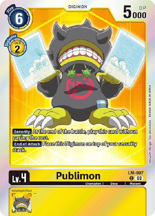 Publimon [LM-007] (English Exclusive) [Exceed Apocalypse] | Shuffle n Cut Hobbies & Games