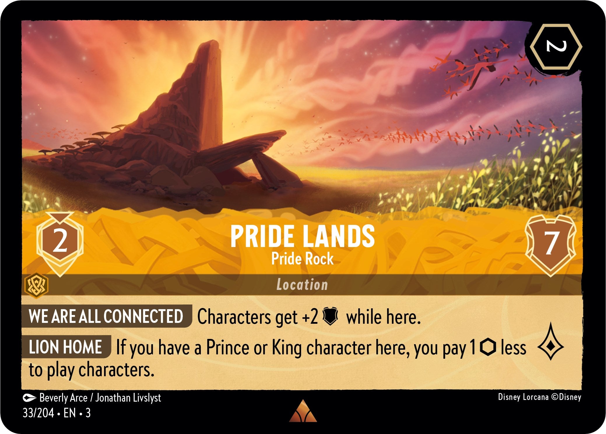 Pride Lands - Pride Rock (33/204) [Into the Inklands] | Shuffle n Cut Hobbies & Games