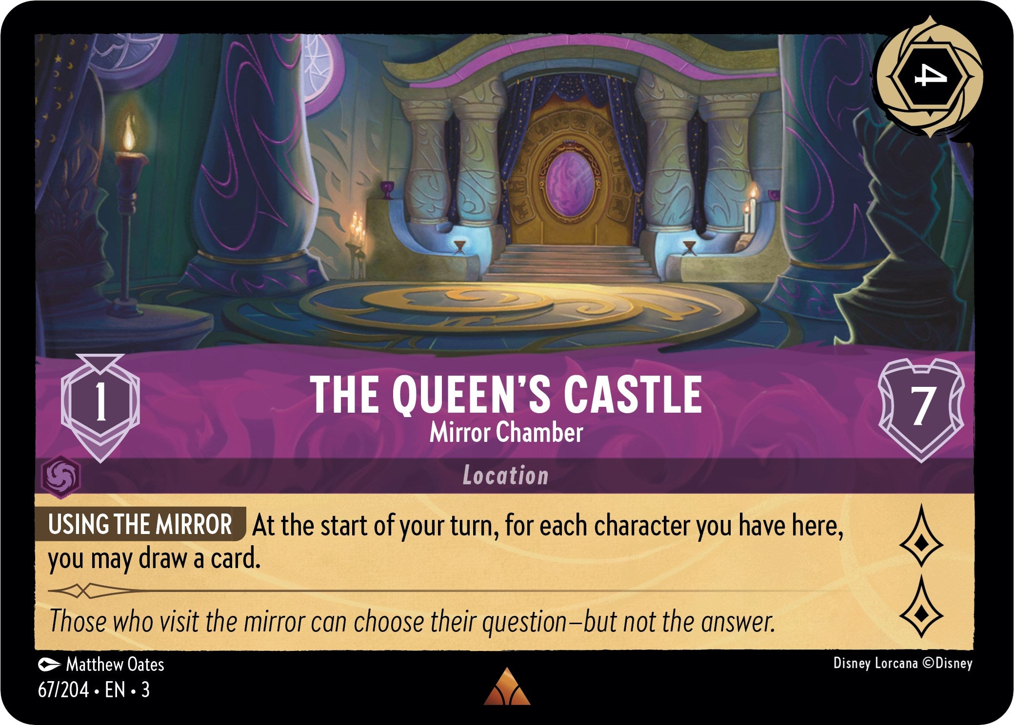 The Queen's Castle - Mirror Chamber (67/204) [Into the Inklands] | Shuffle n Cut Hobbies & Games
