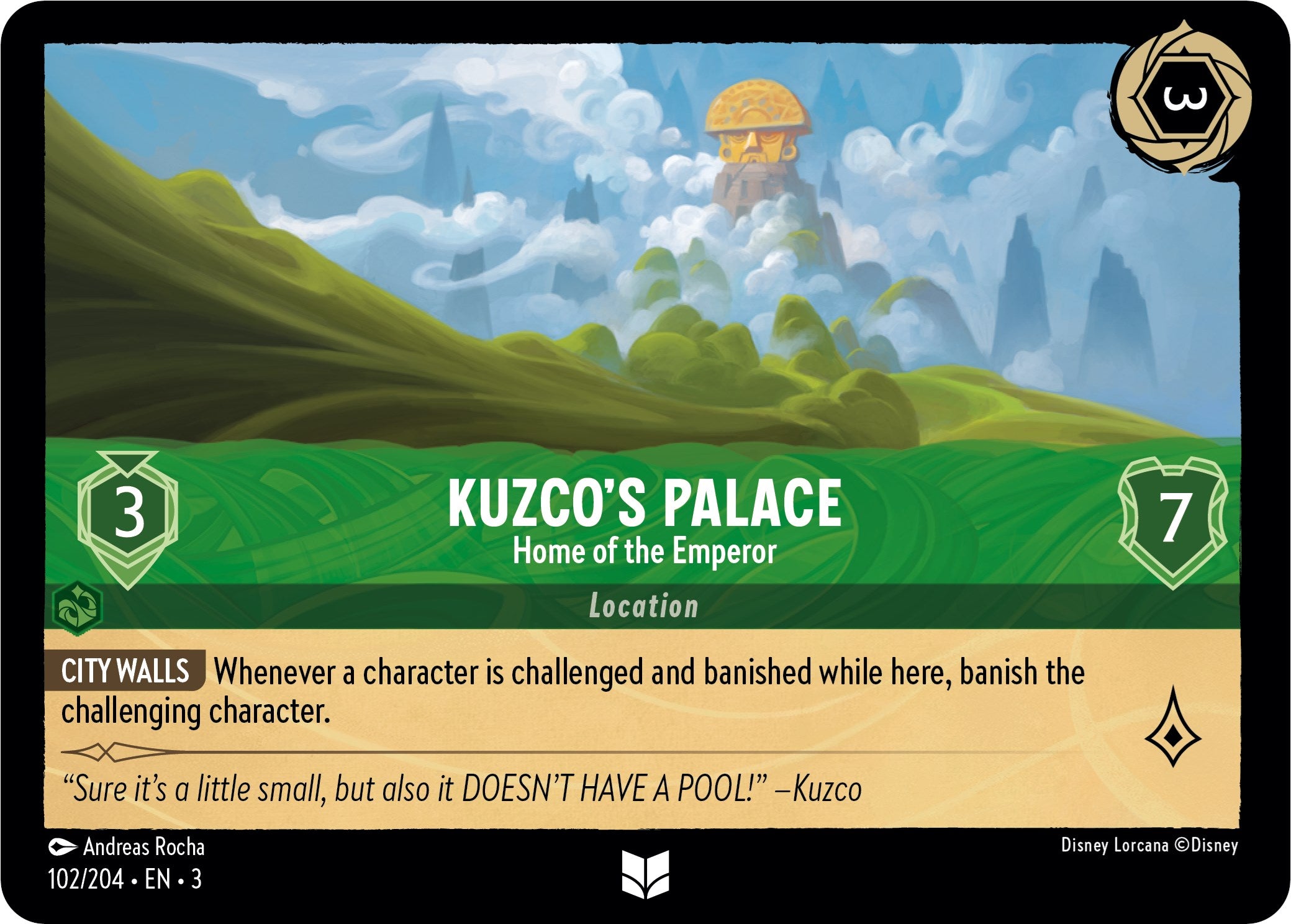 Kuzco's Palace - Home of the Emperor (102/204) [Into the Inklands] | Shuffle n Cut Hobbies & Games
