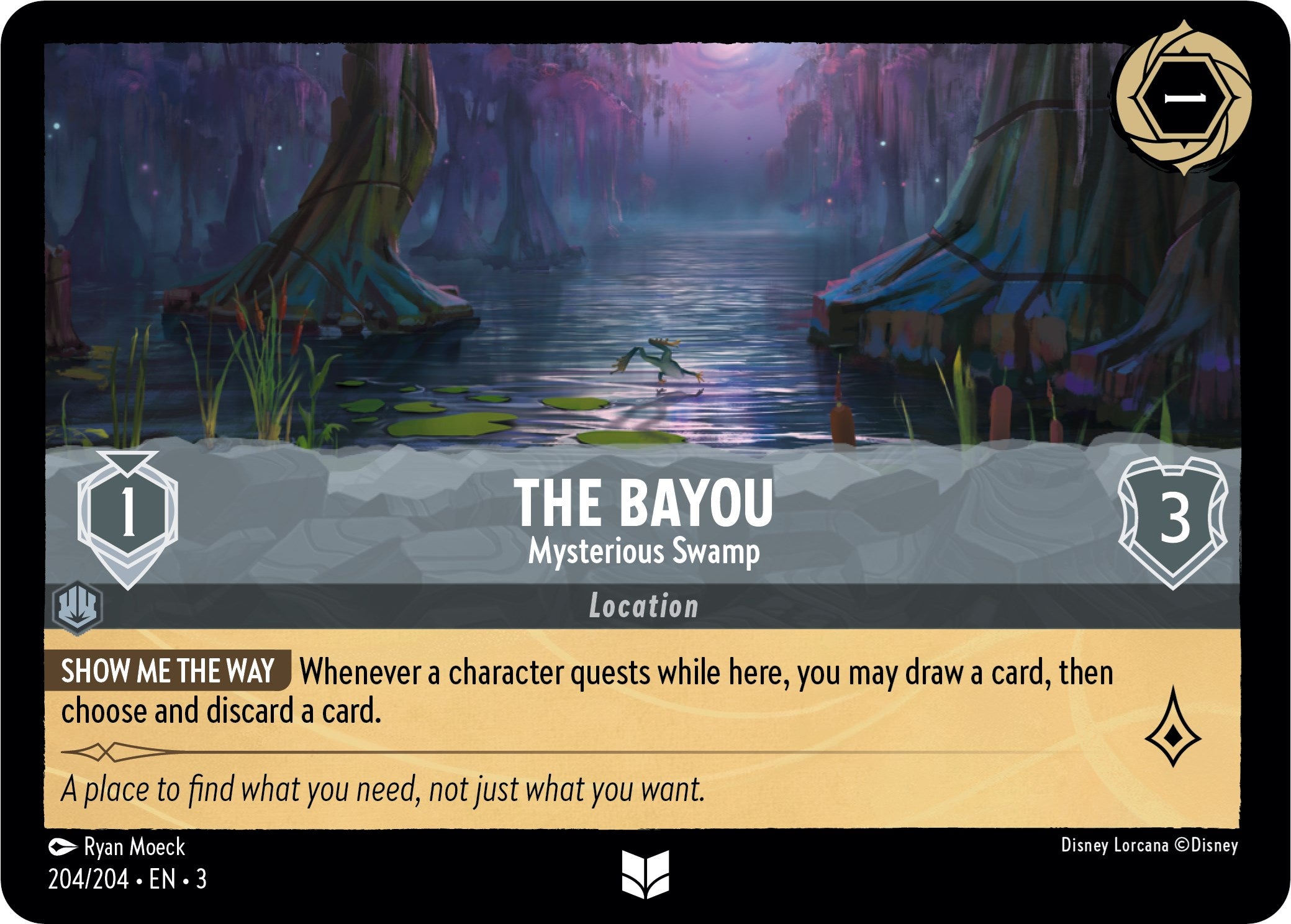The Bayou - Mysterious Swamp (204/204) [Into the Inklands] | Shuffle n Cut Hobbies & Games