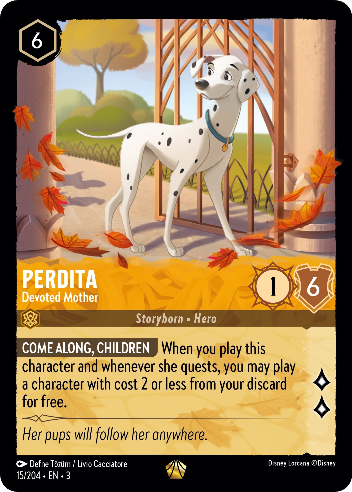Perdita - Devoted Mother (15/204) [Into the Inklands] | Shuffle n Cut Hobbies & Games