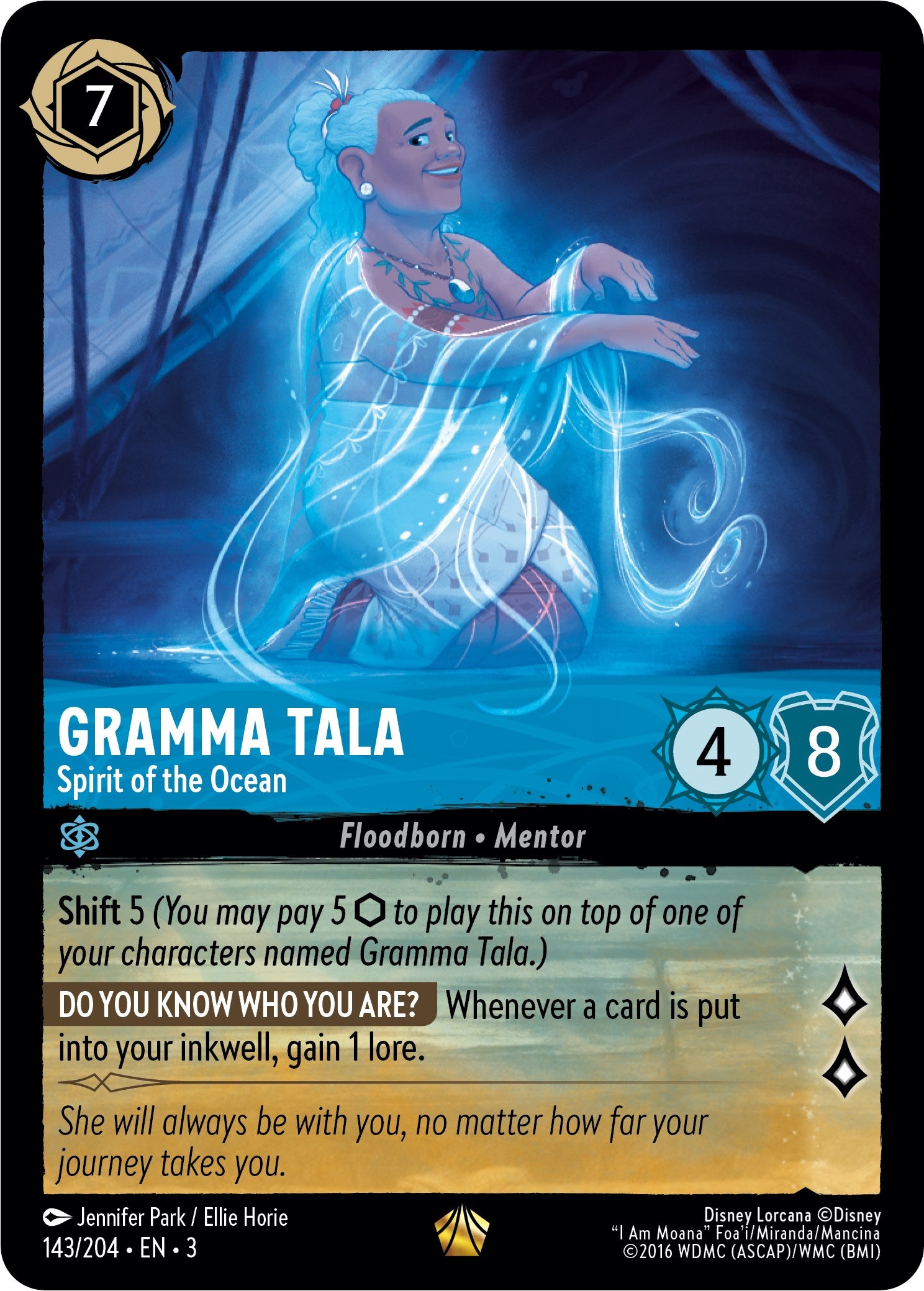 Gramma Tala - Spirit of the Ocean (143/204) [Into the Inklands] | Shuffle n Cut Hobbies & Games