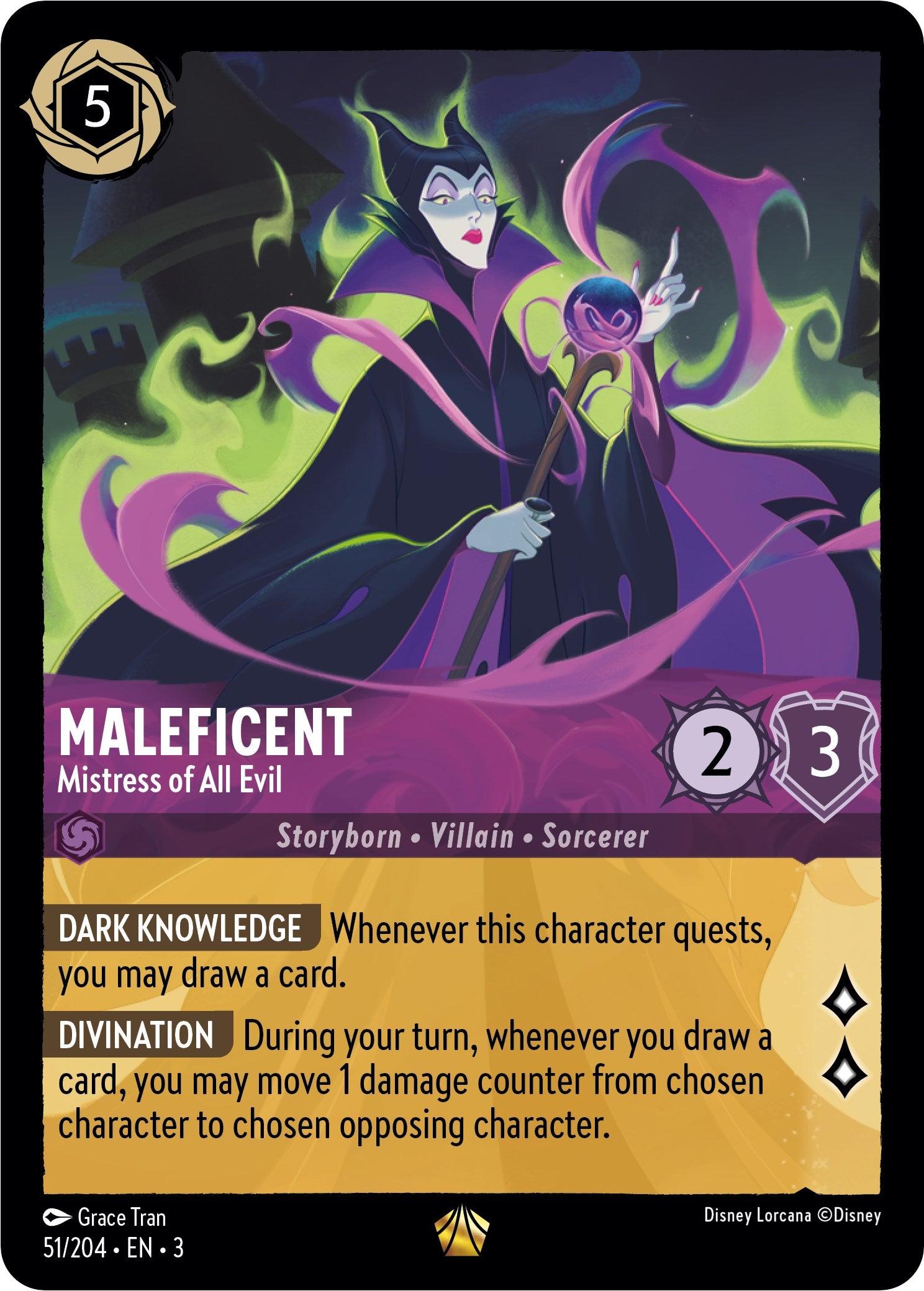 Maleficent - Mistress of All Evil (51/204) [Into the Inklands] | Shuffle n Cut Hobbies & Games
