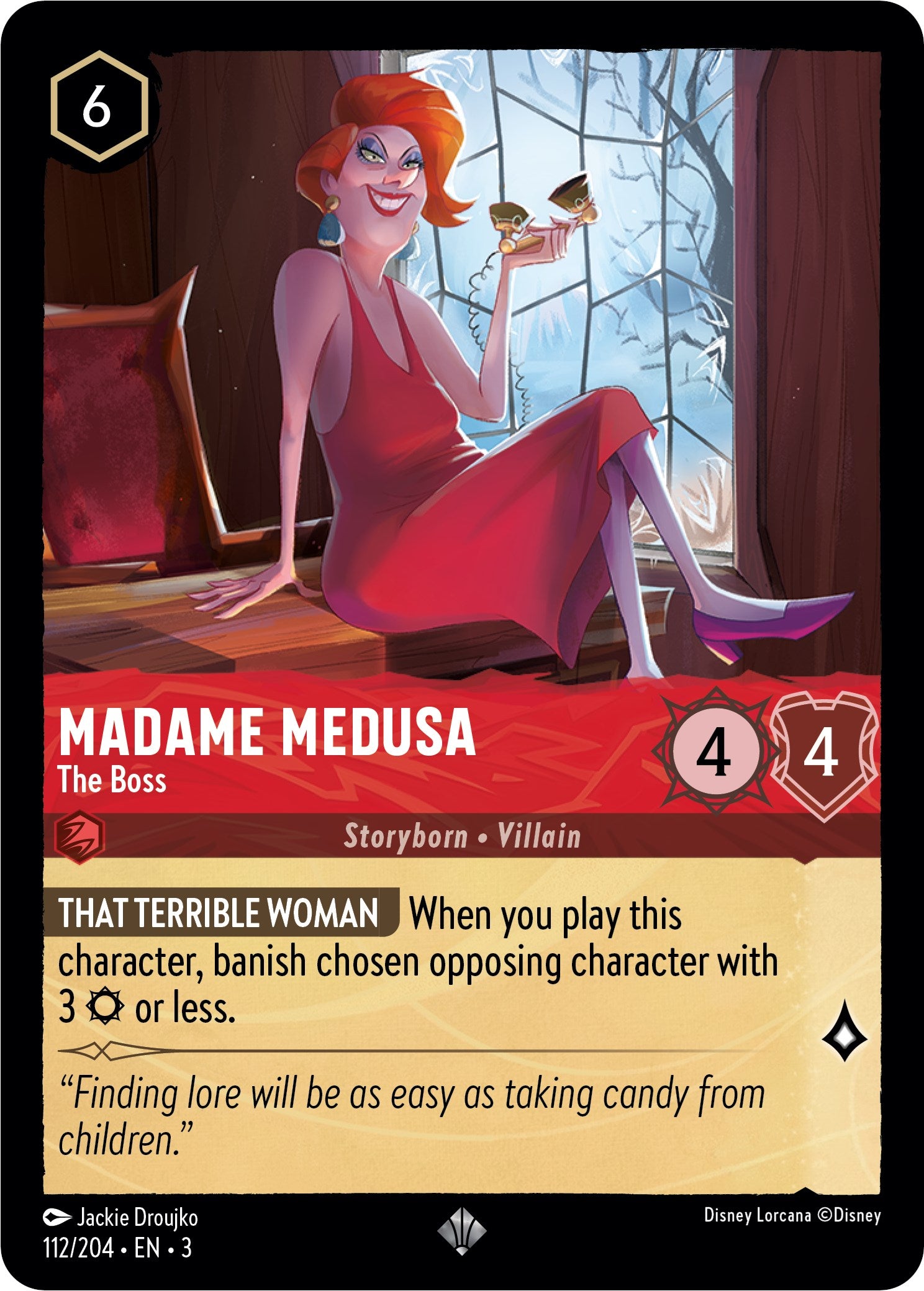 Madame Medusa - The Boss (112/204) [Into the Inklands] | Shuffle n Cut Hobbies & Games