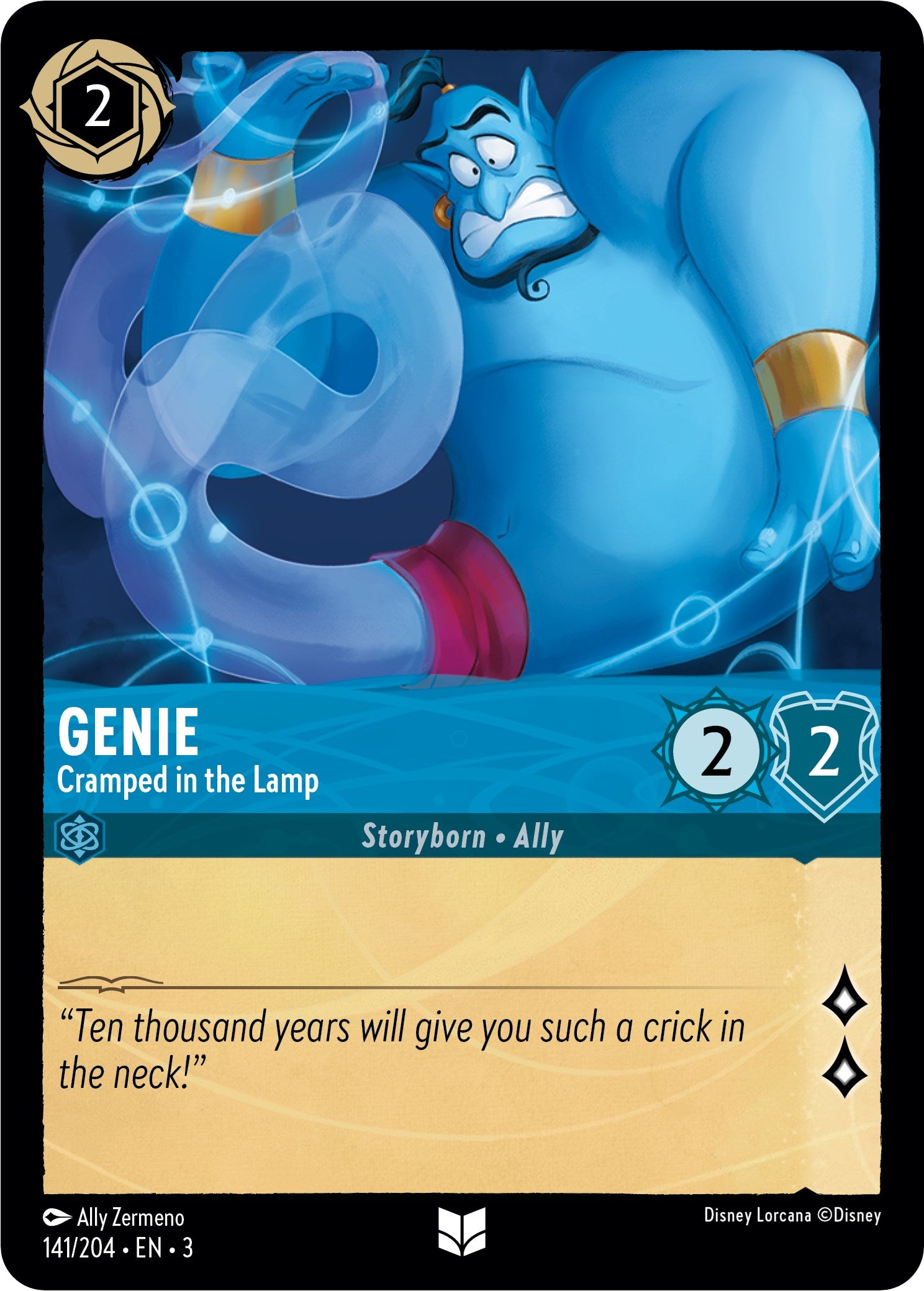 Genie - Cramped in the Lamp (141//204) [Into the Inklands] | Shuffle n Cut Hobbies & Games