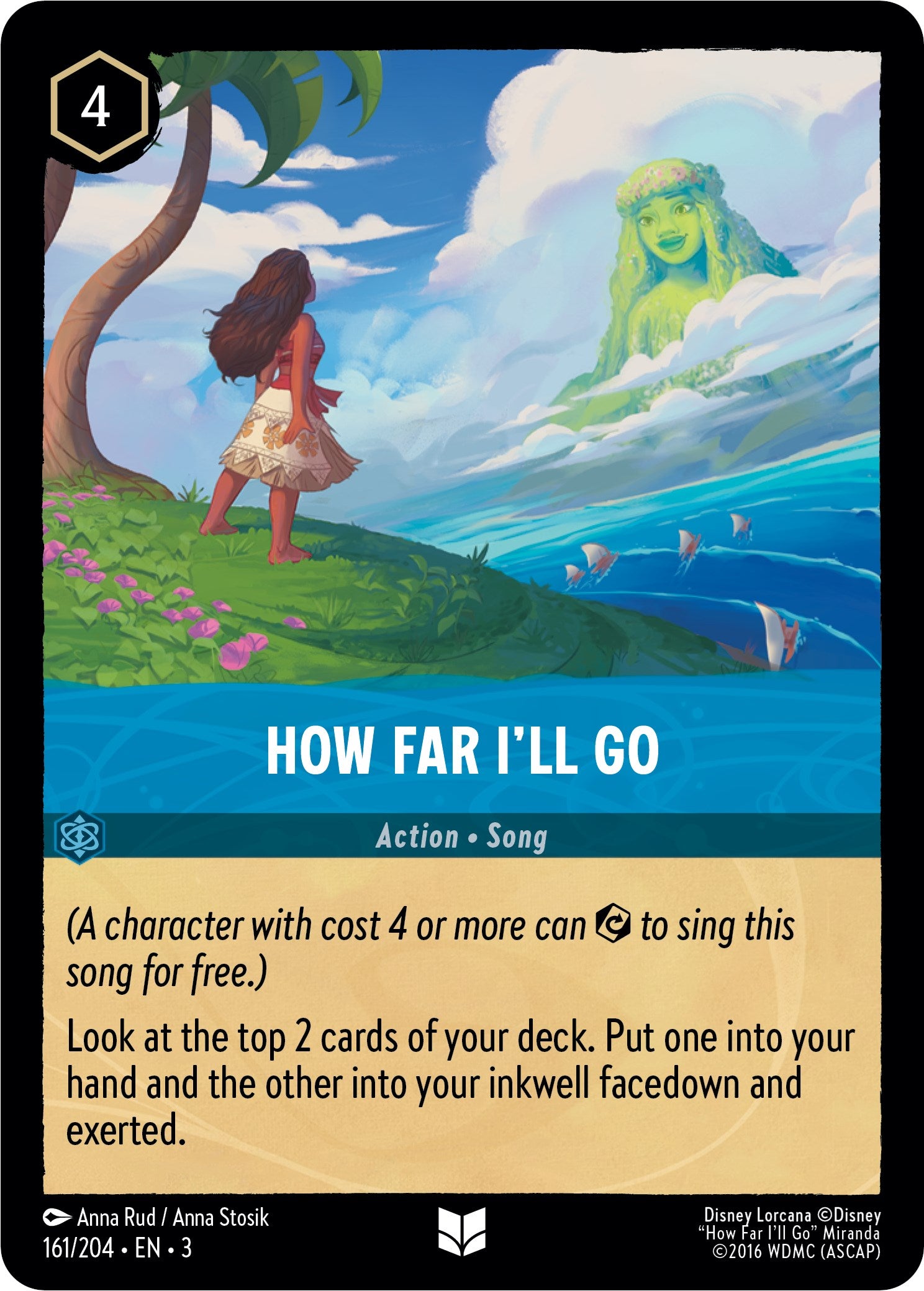 How Far I'll Go (161/204) [Into the Inklands] | Shuffle n Cut Hobbies & Games