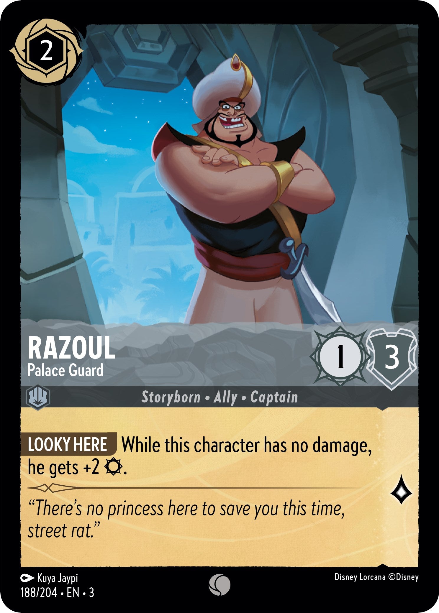 Razoul - Palace Guard (188/204) [Into the Inklands] | Shuffle n Cut Hobbies & Games