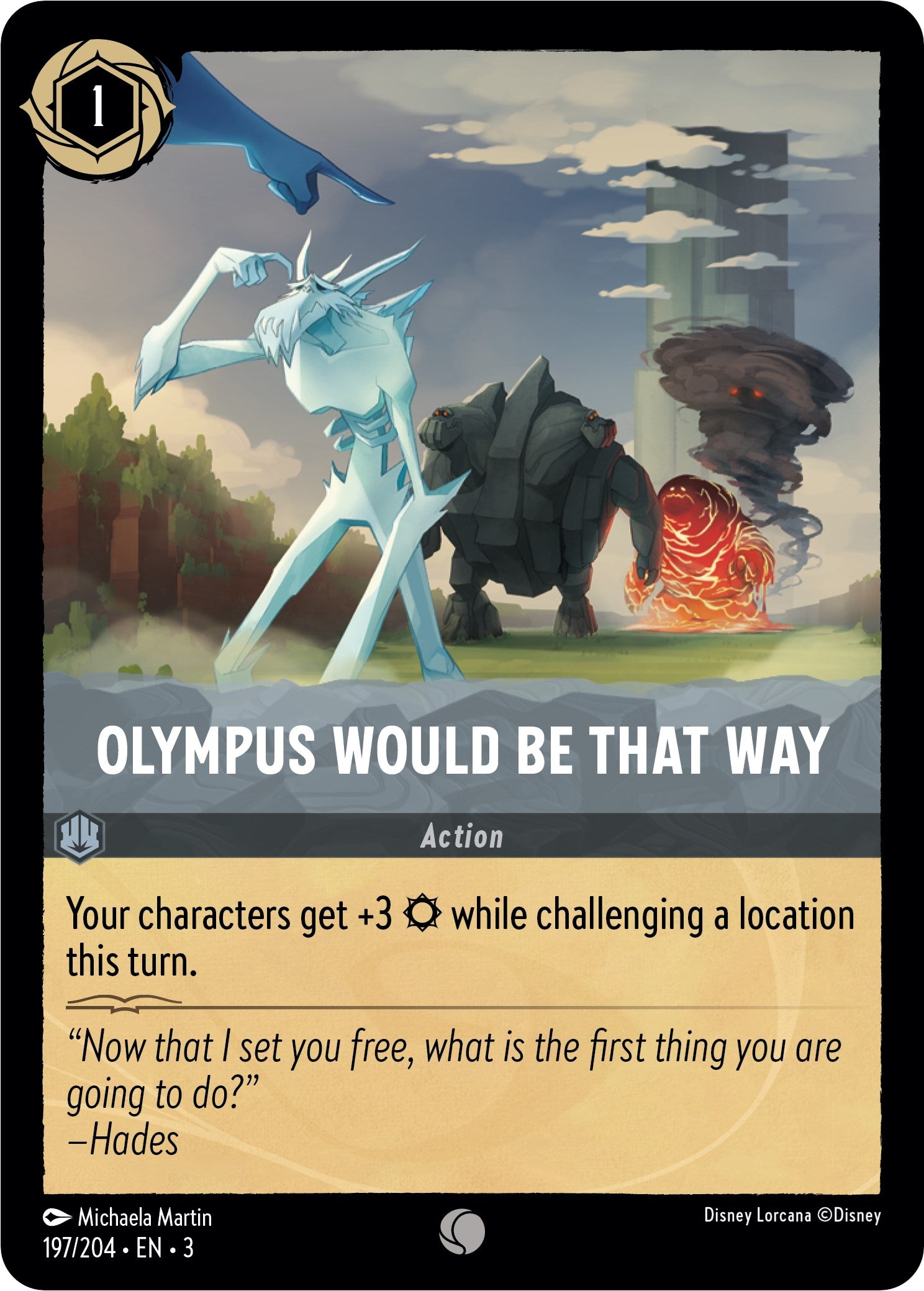Olympus Would Be That Way (197/204) [Into the Inklands] | Shuffle n Cut Hobbies & Games
