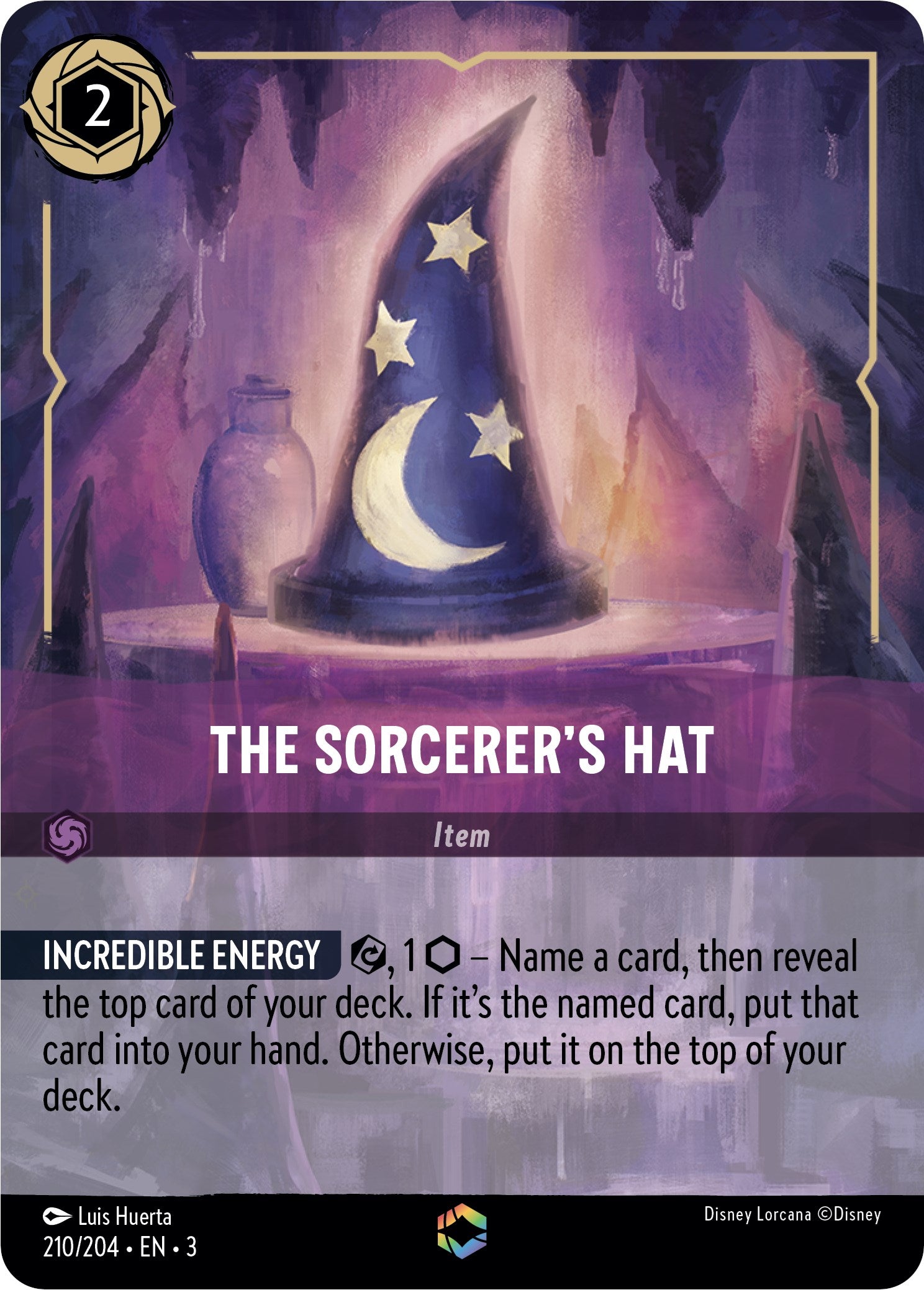 The Sorcerer's Hat (Enchanted) (210/204) [Into the Inklands] | Shuffle n Cut Hobbies & Games