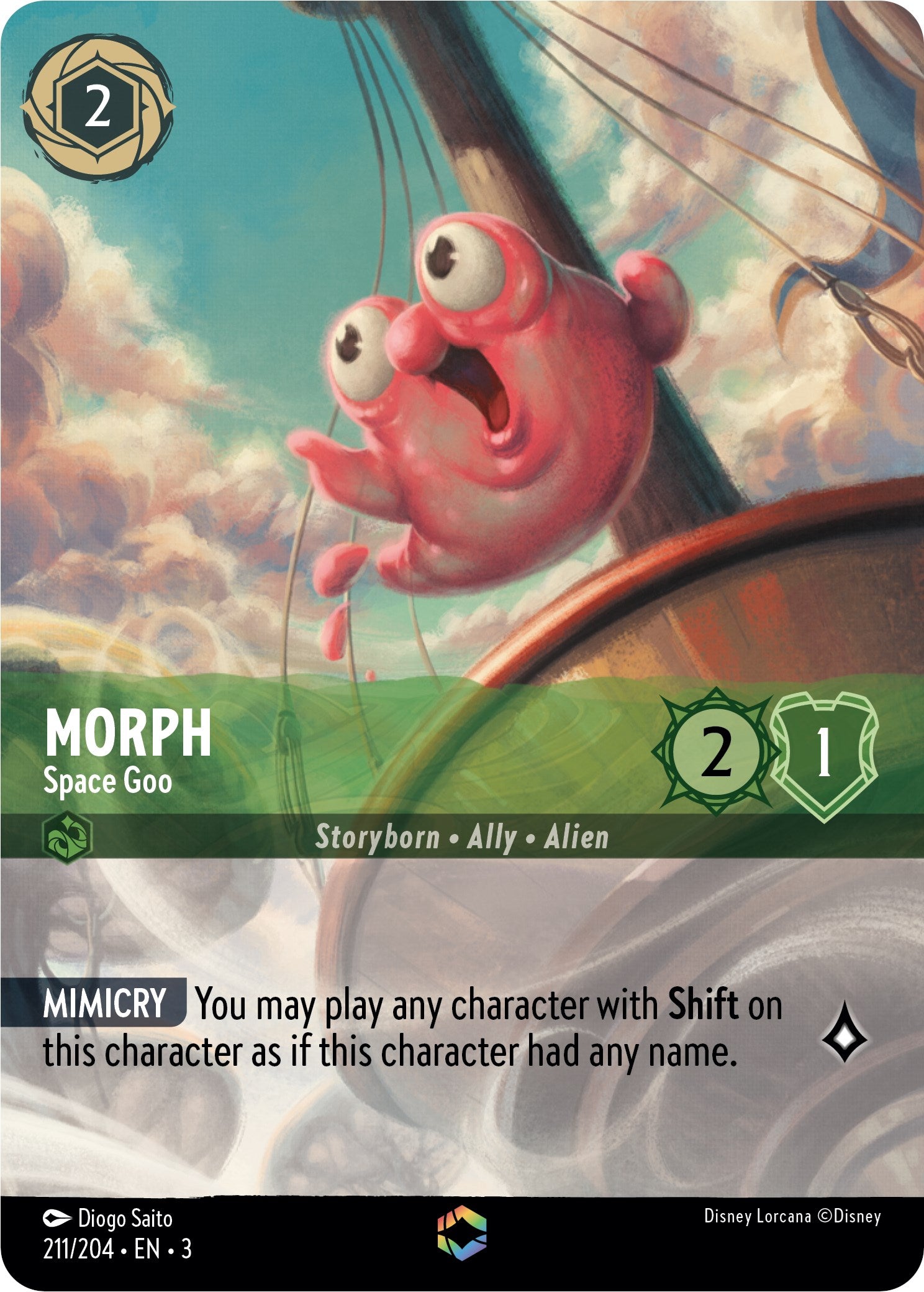 Morph - Space Goo (Enchanted) (211/204) [Into the Inklands] | Shuffle n Cut Hobbies & Games