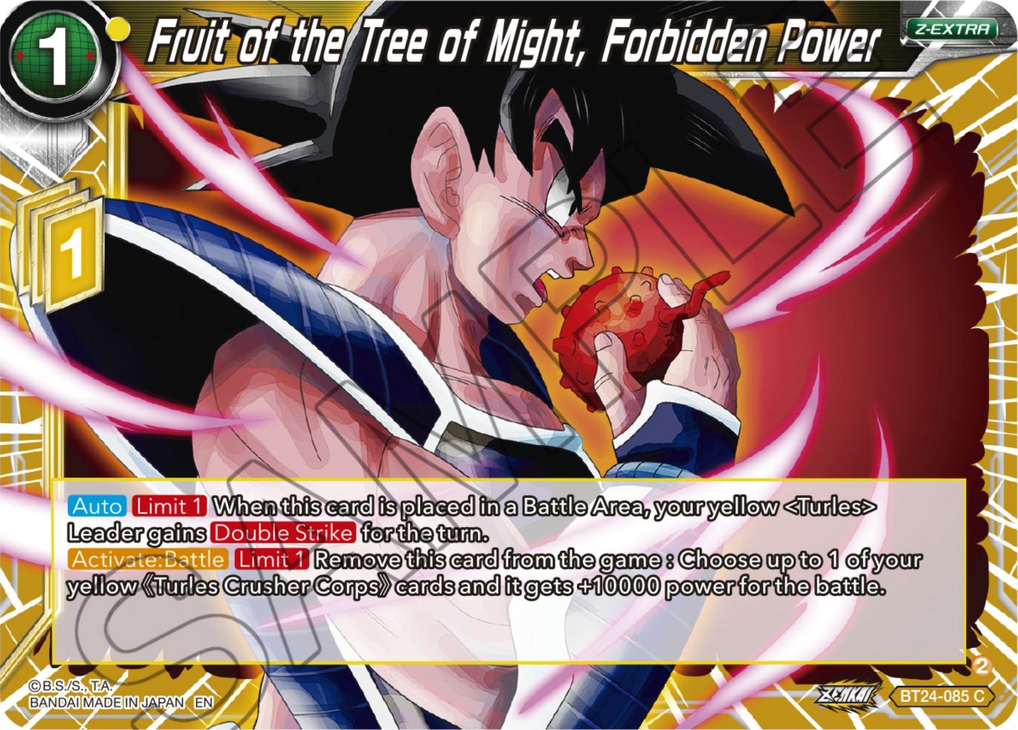 Fruit of the Tree of Might, Forbidden Power (BT24-085) [Beyond Generations] | Shuffle n Cut Hobbies & Games