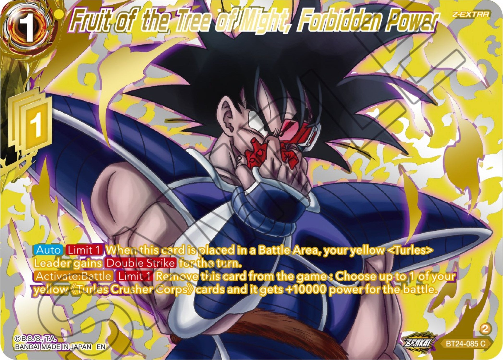 Fruit of the Tree of Might, Forbidden Power (Collector Booster) (BT24-085) [Beyond Generations] | Shuffle n Cut Hobbies & Games