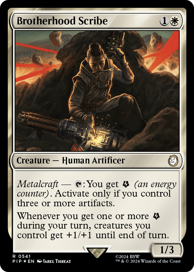 Brotherhood Scribe (Surge Foil) [Fallout] | Shuffle n Cut Hobbies & Games