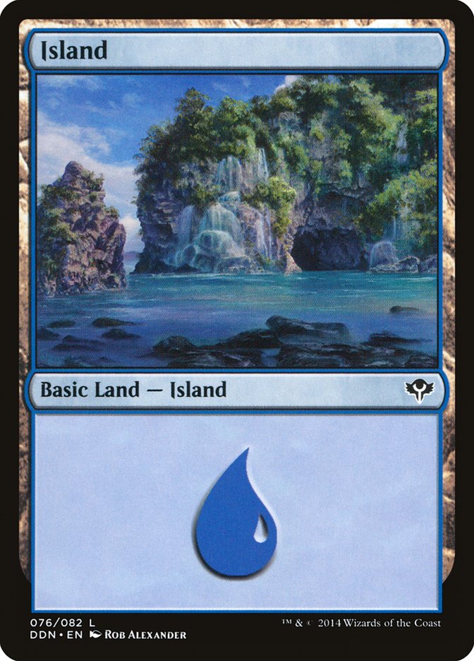 Island (76) [Duel Decks: Speed vs. Cunning] | Shuffle n Cut Hobbies & Games