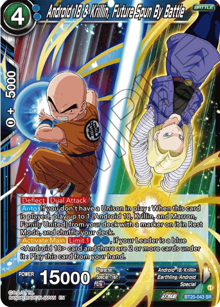 Android 18 & Krillin, Super-Powered Spouses (BT20-043) [Power Absorbed] | Shuffle n Cut Hobbies & Games