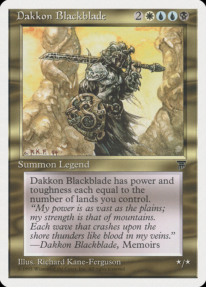 Dakkon Blackblade [Chronicles] | Shuffle n Cut Hobbies & Games