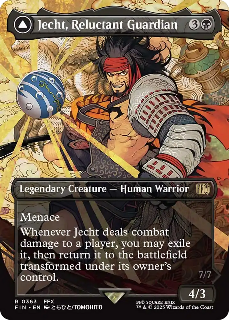 Jecht, Reluctant Guardian // Braska's Final Aeon (Borderless) [FINAL FANTASY] | Shuffle n Cut Hobbies & Games