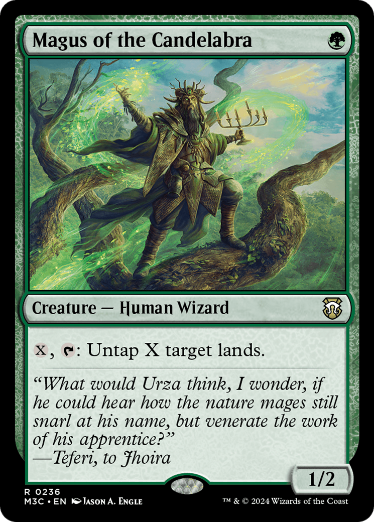 Magus of the Candelabra (Ripple Foil) [Modern Horizons 3 Commander] | Shuffle n Cut Hobbies & Games
