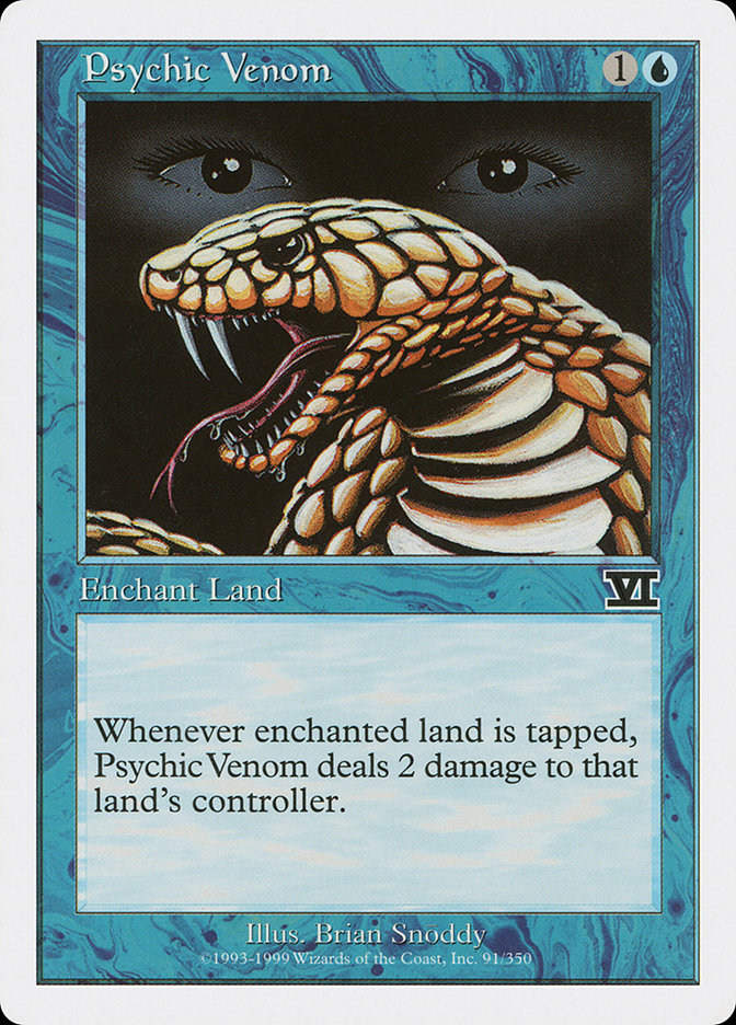 Psychic Venom [Classic Sixth Edition] | Shuffle n Cut Hobbies & Games
