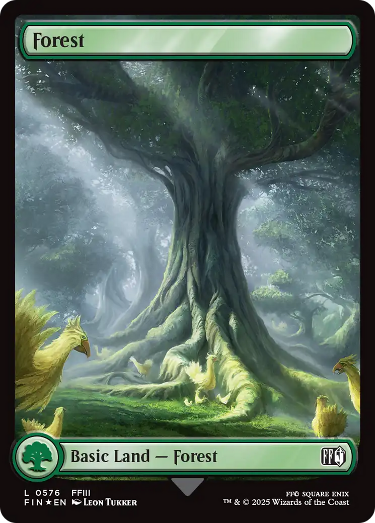 Forest (0576) (Surge Foil) [FINAL FANTASY] | Shuffle n Cut Hobbies & Games
