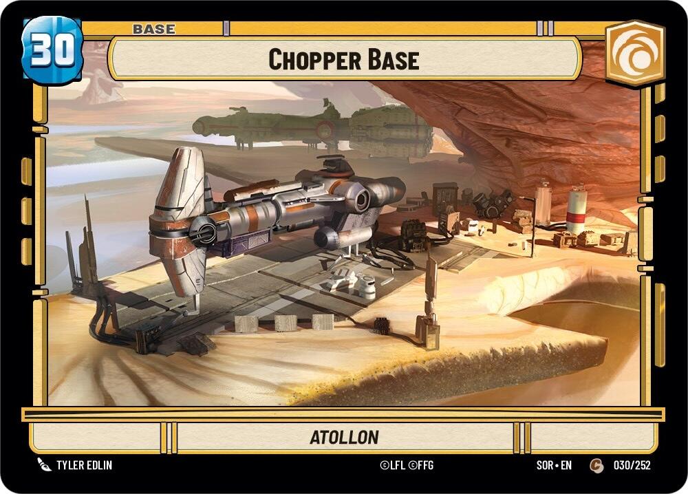 Chopper Base (030/252) [Spark of Rebellion] | Shuffle n Cut Hobbies & Games