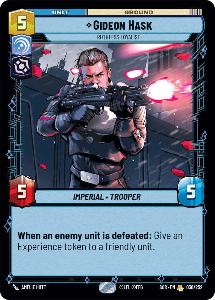 Gideon Hask - Ruthless Loyalist (036/252) [Spark of Rebellion] | Shuffle n Cut Hobbies & Games