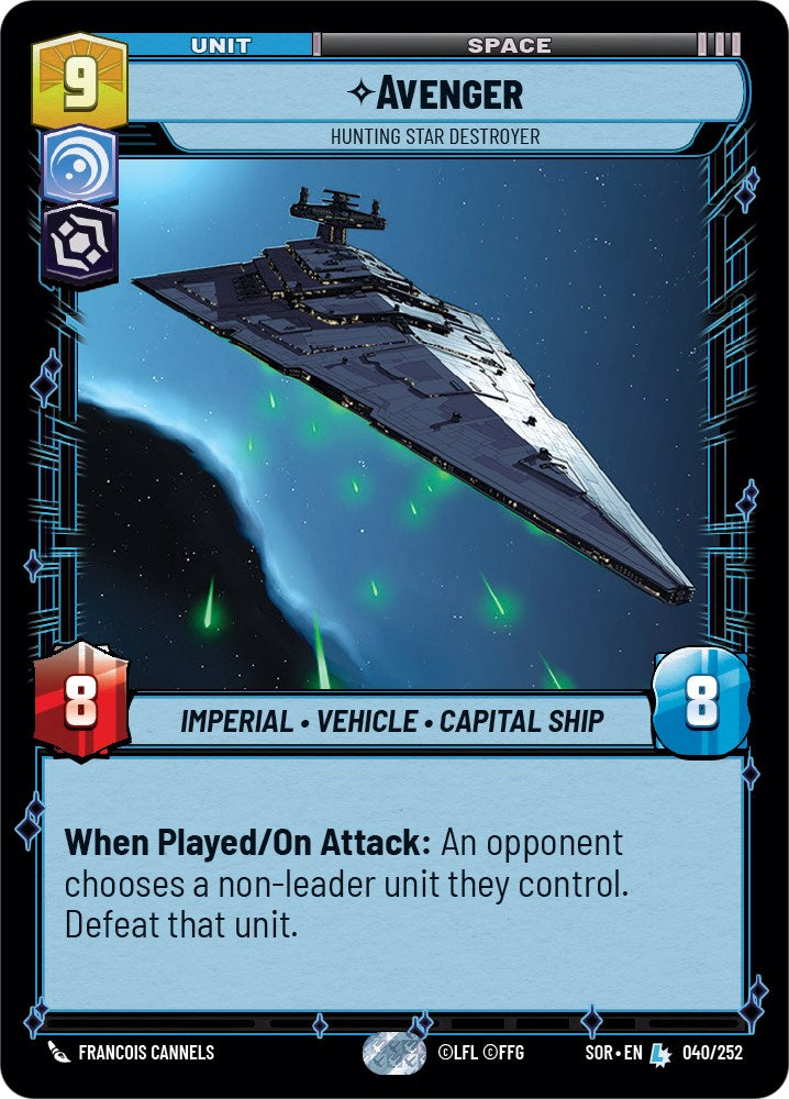Avenger - Hunting Star Destroyer (040/252) [Spark of Rebellion] | Shuffle n Cut Hobbies & Games